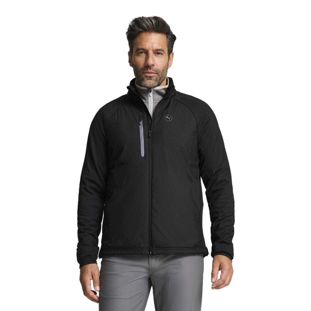 Puma Mens Hielands Lightweight Golf Jacket / Black - Picture 4 of 5